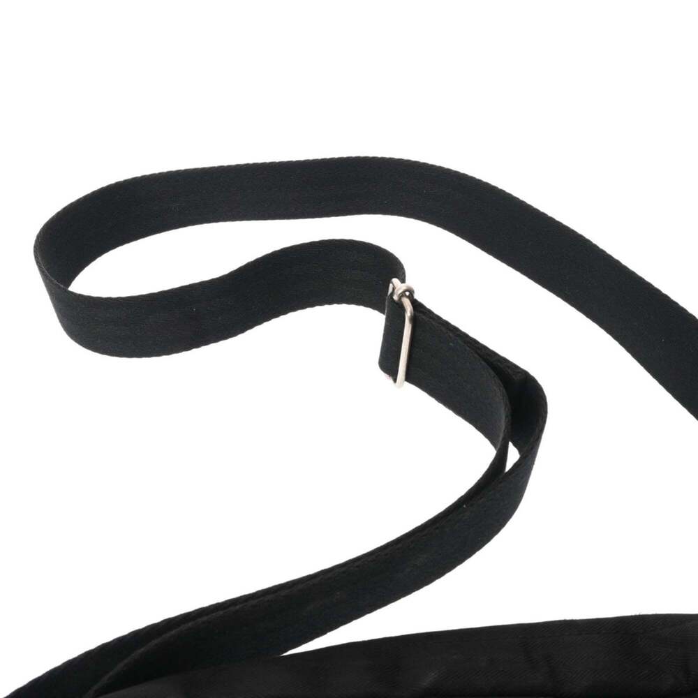 HERMES Acapulco Pochette Bandoulière MM Black Men's/Women's Toile Chevron Vea... - Picture 5 of 11